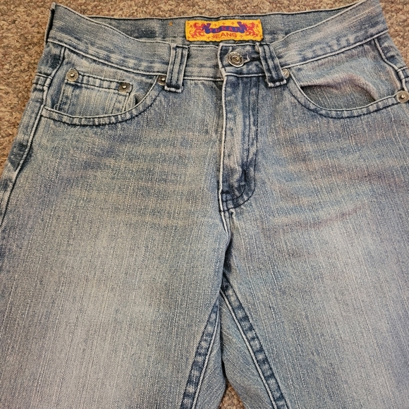 Light Blue Distressed Jeans - Picture 2 of 7